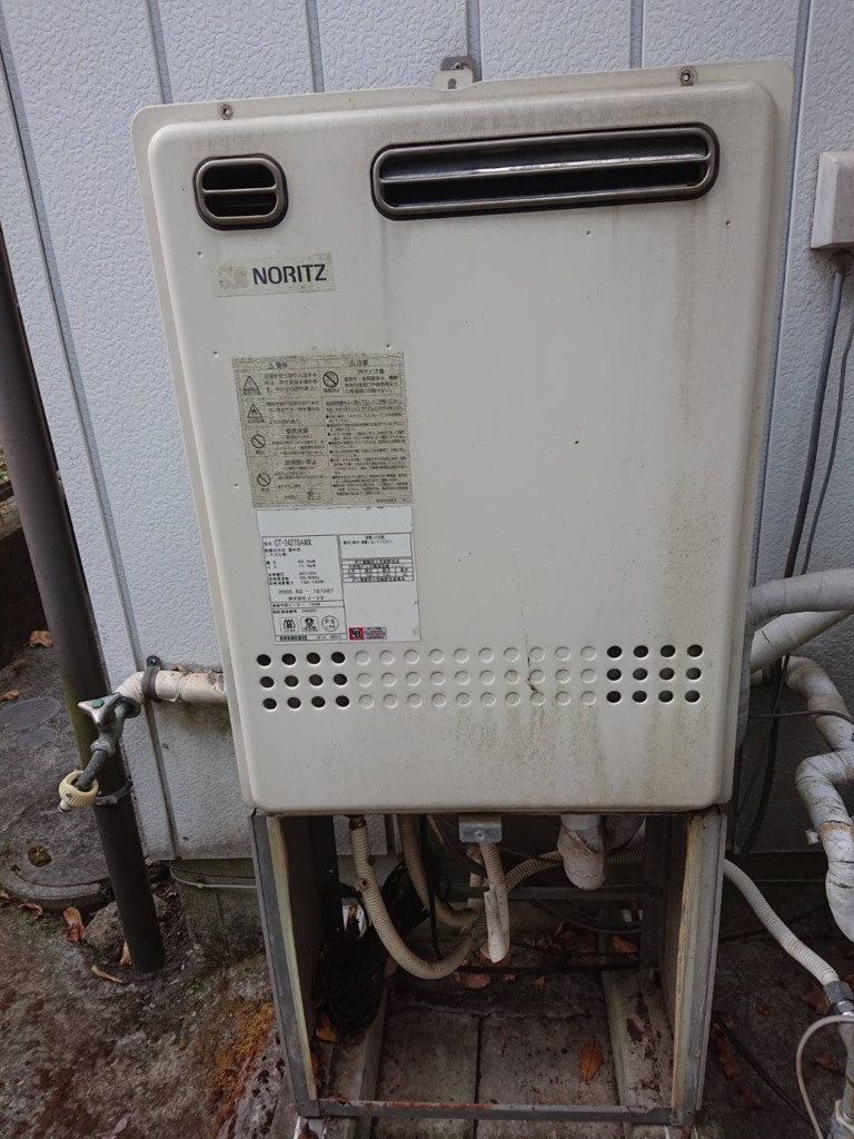 ガス給湯器交換 愛川町n様 ノーリツ追い焚き付き給湯器からノーリツ追い焚き付き給湯器エコジョーズへ 神奈川県茅ヶ崎市 藤沢市内のガス給湯器 風呂釜交換なら湘南ガス機器にお任せください